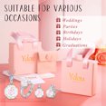 thumbnail image 6 of Ydou Rose Jewelry Set - 18K White Gold Plated Rose Cut Cubic Zirconia Flower Necklace/Earrings/Ring Set Anniversary Birthday Jewelry Gift for Women, 6 of 9