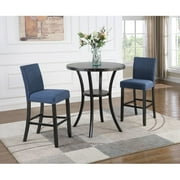 Gracie Oaks Amy 3 Piece Pub Table Set