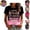 Watermelon Red, variant on Mfakffe Breast Cancer Shirts for Women October Breast Cancer Awareness Casual Crew Neck Short Sleeve Tops with Pink Ribbon Print