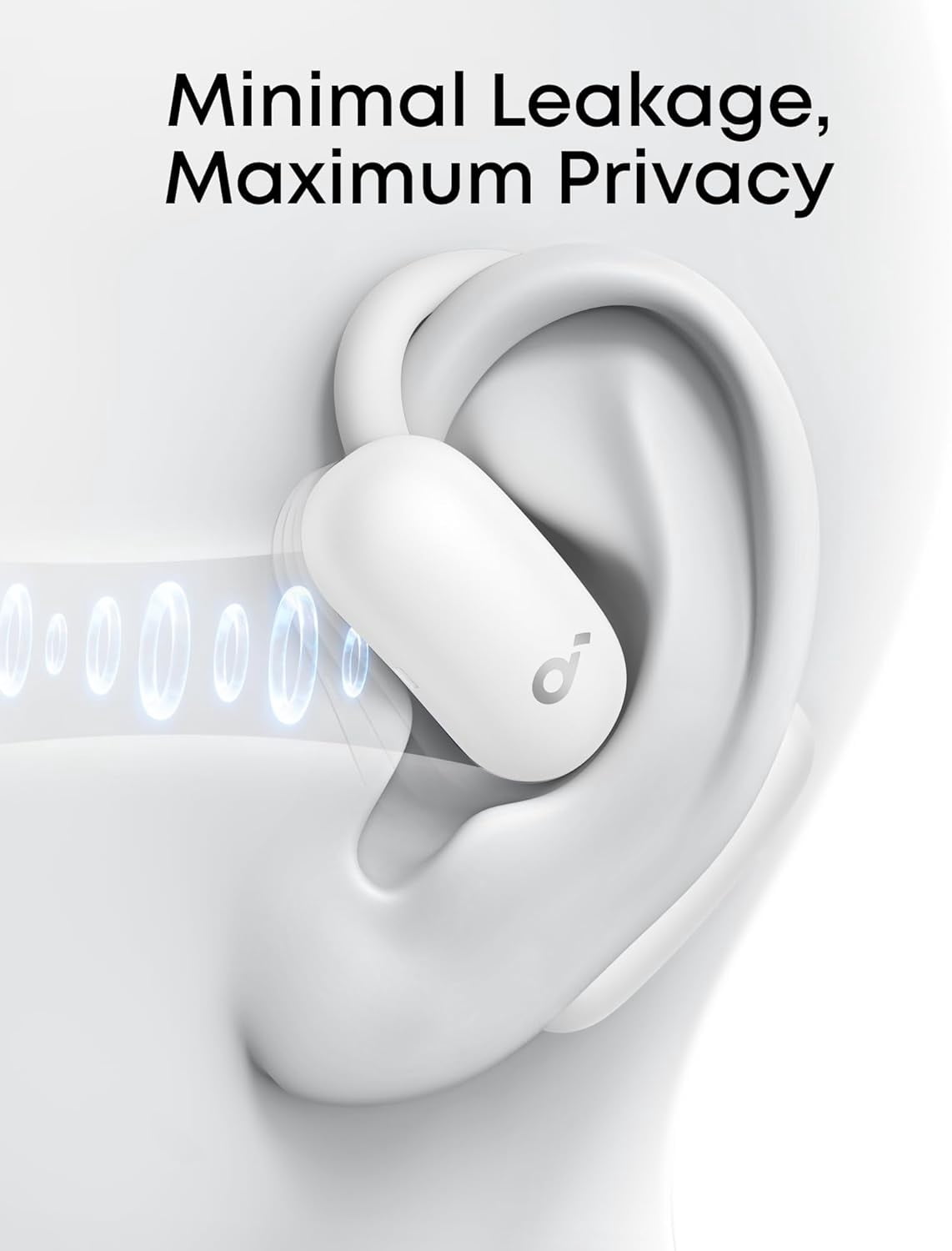 Soundcore AeroFit 2 Open-Ear Translation Earbuds, 4 Adjustable Positions, 2× Richer Bass, Hi-Res, 42H Playtime, IP55, AI Clear Calls, Wireless Charging