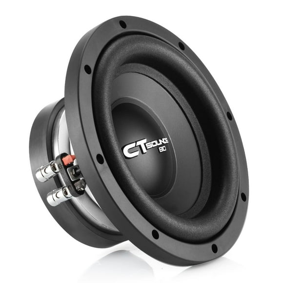CT Sounds Bio - Subwoofer dual de 2 ohmios de 8 pulgadas, 600 vatios