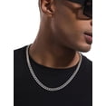 thumbnail image 3 of Suplight Cuban Link Chain for Men Women, Stainless Steel Waterproof Miami Curb Cuban Chain Necklace, 6mm 20 Inch Hip Hop Mens Jewelry Gifts for Dad Father's Day, 3 of 8
