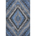 thumbnail image 2 of Addison Rugs Mayfield Premium Machine Washable Transitional Aztec Blue Rectangle Rug, 3' x 5', 2 of 7