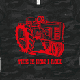 thumbnail image 4 of Inktastic This Is How I Roll Tractor RED Women's T-Shirt, 4 of 5