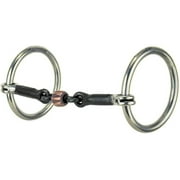 Reinsman 152 Traditional Loose Ring Snaffle with 3-Piece Copper Roller; Stage A