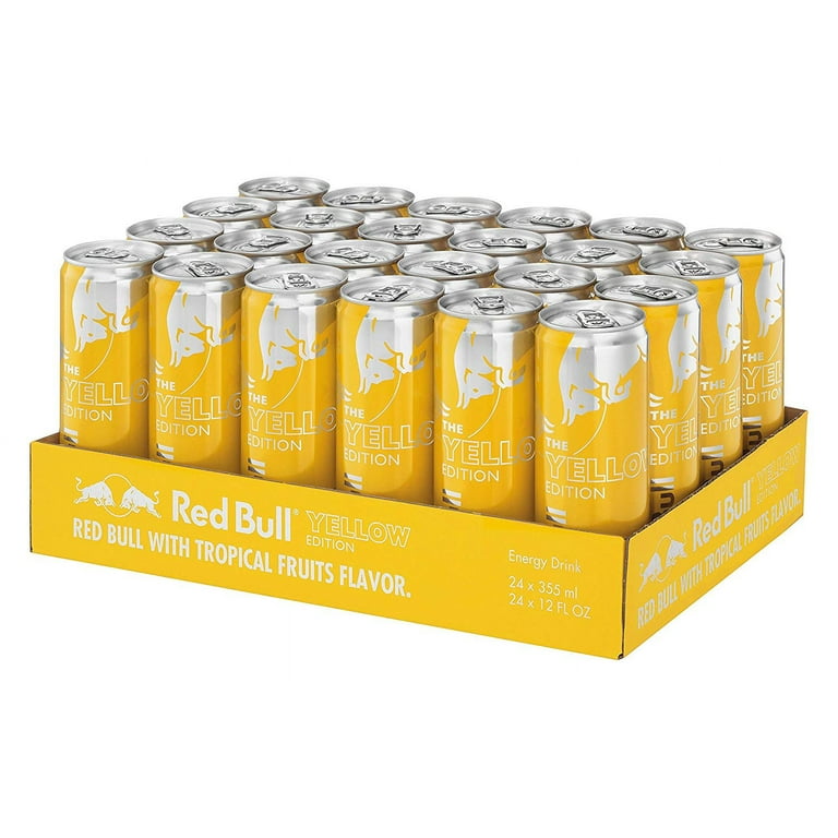 Red Bull Yellow Edition Tropical Energy Drink, 12 Fl Oz (24 Red Bull Yellow Edition Tropical Energy Drink, 12 Fl Oz (24