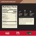 thumbnail image 3 of Optimum Nutrition, Gold Standard 100% Whey Protein Powder, 24 g Protein, Chocolate Hazelnut, 2 lb, 27 Servings, 3 of 12