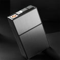 thumbnail image 5 of Cigarettes Lighter Cigarettes Case, Windproof Flameless USB Rechargeable Lighter For Home Kitchen Cigarettes Lighter Cigarettes Case, Usupdd 2025 Cigarettes Lighter Cigarettes Case, Windproof, 5 of 6