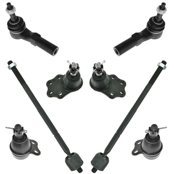 TRQ 8 pc Kit Inner Outer Tie Rod Upper Lower Ball Joint for Dakota Durango 2WD PSA59442 Fits select: 2000-2004 DODGE DAKOTA, 2000-2003 DODGE DURANGO