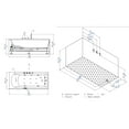 thumbnail image 2 of EAGO AM154ETL-R5 5 ft Acrylic White Rectangular Whirlpool Bathtub w Fixtures, 2 of 12