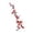 Red, variant on Handmade Embroidered Floral Patch Craft For Decoration Knit Applique Artwork Ten Styles Sewing Patch For Clothes Bags Dress Jackets Jeans Decoration