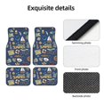thumbnail image 4 of Fuzoiu Marine Nautical Print Carpet Floor Mats for Car,Car Foot Mat Set,Universal Fit 4 Piece Mat Pad Set,Fits Most Cars Trucks Vans Sedans SUV Auto Carpet Mat Se, 4 of 7