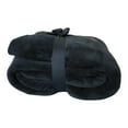 thumbnail image 2 of Legacy Decor Solid Navy Color Fur Fleece Sherpa Throw Blanket 50" x 60", 2 of 4