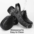thumbnail image 2 of Men’s Slip Resistant Work Clogs, Waterproof Oil-Proof EVA Chef Shoes, Closed Toe Kitchen & Nursing Shoes, Lightweight, Black, Size 6-16, 2 of 7