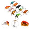 thumbnail image 3 of 9 Piezas de Señuelos de Pesca de Plástico, Juego de Pescado para Pescado de Pescado Pequeño y Duradero, Amante de la Pesca para Pescar en El Hogar al Aire Libre, 3 of 8