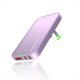 thumbnail image 1 of Adaptador de carga KWRNVO GaN 65W, 3 puertos USB-C USB-A, morado, 1 of 7