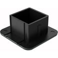 thumbnail image 2 of American Black Metal Flag Trailer Hitch Cover - Patriotic Flag Plug (Black, Fits 2'' Receivers), 2 of 5