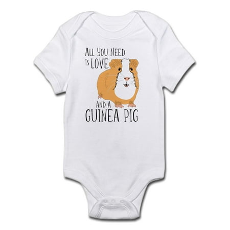 

CafePress - All You Need Is Love And A Gui - Baby Light Bodysuit