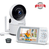 Campark Baby Monitor Pan-Zoom 3.5" LCD Screen Video Camera Two-Way Talk Audio VOX