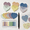 Heart Morandi, variant on Round Morandi 800 Count Transparent Round Sticky Notes with Marker Pen
