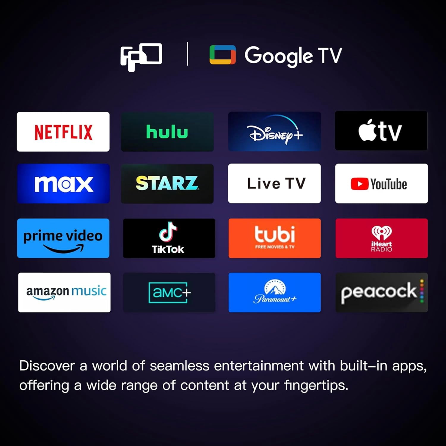 2024 Model FPD 32-inch Smart TV with Google TV HD 720p, Google Play & Chromecast Built-in, HDR 10, Dolby Audio, Voice Remote - Stream Live TV in The Comfort of Your Home (Palette-Series, CG32-P3)