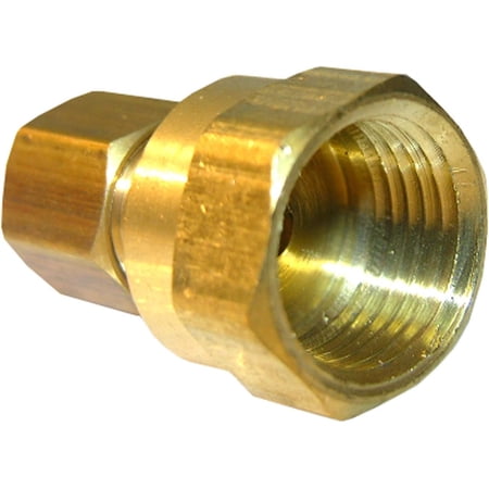 LASCO 17-6615 1/4-Inch Compression by 3/8-Inch Female Pipe Thread Brass Adapter