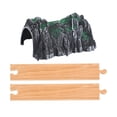 thumbnail image 4 of Modelos de túneles de tren, accesorios de expansión de vías de tren de madera, vías de tren pequeña montaña, 4 of 9