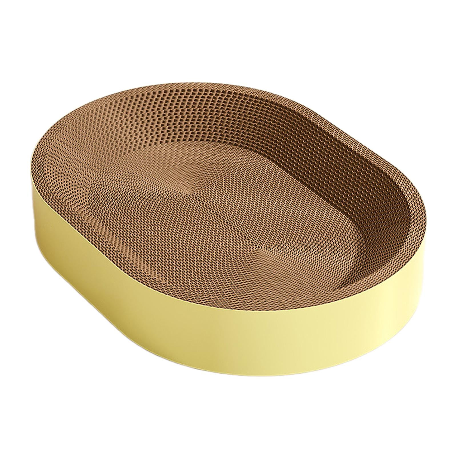 Stgfyxgs Cat Scratcher Cardboard Scratch Pad ounge Sleeping for Indoor Cats Furniture Protector Rest Corrugated Scratching Board L Yellow