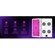 NAILGIRLS LED Grow Light 2000W Veg/Bloom Daisy Chain Plant Lamp with Hygrometer for Indoor Plants