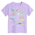 thumbnail image 4 of adviicd Boys Cotton Tshirts Boys' Short Sleeve Crew Neck T-Shirt, Soft, Comfortable, Relaxed Fit (Light Purple,2-3 Years), 4 of 4