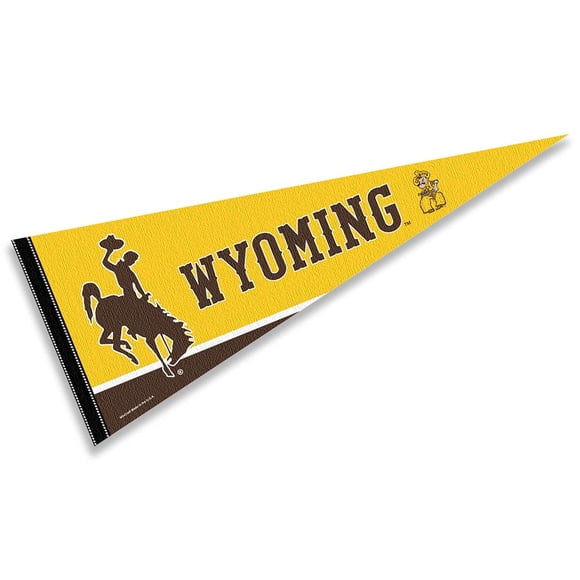 College Flags & Banners Co. Wyoming Pennant Full Size Felt