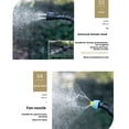 thumbnail image 3 of QualitChoice Outil d'Arrosage Portable Pratique et Efficace Assistant d'Irrigation Extensible en Acier Inoxydable Rechargeable 2 Buses, 3 of 6