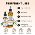 thumbnail image 2 of The Mane Attraction Extra Strength Rosemary + Fenugreek Herbal Hair Growth Oil | Infused With Castor Oil for ALL Hair Types Mini, 4oz, 2 of 7