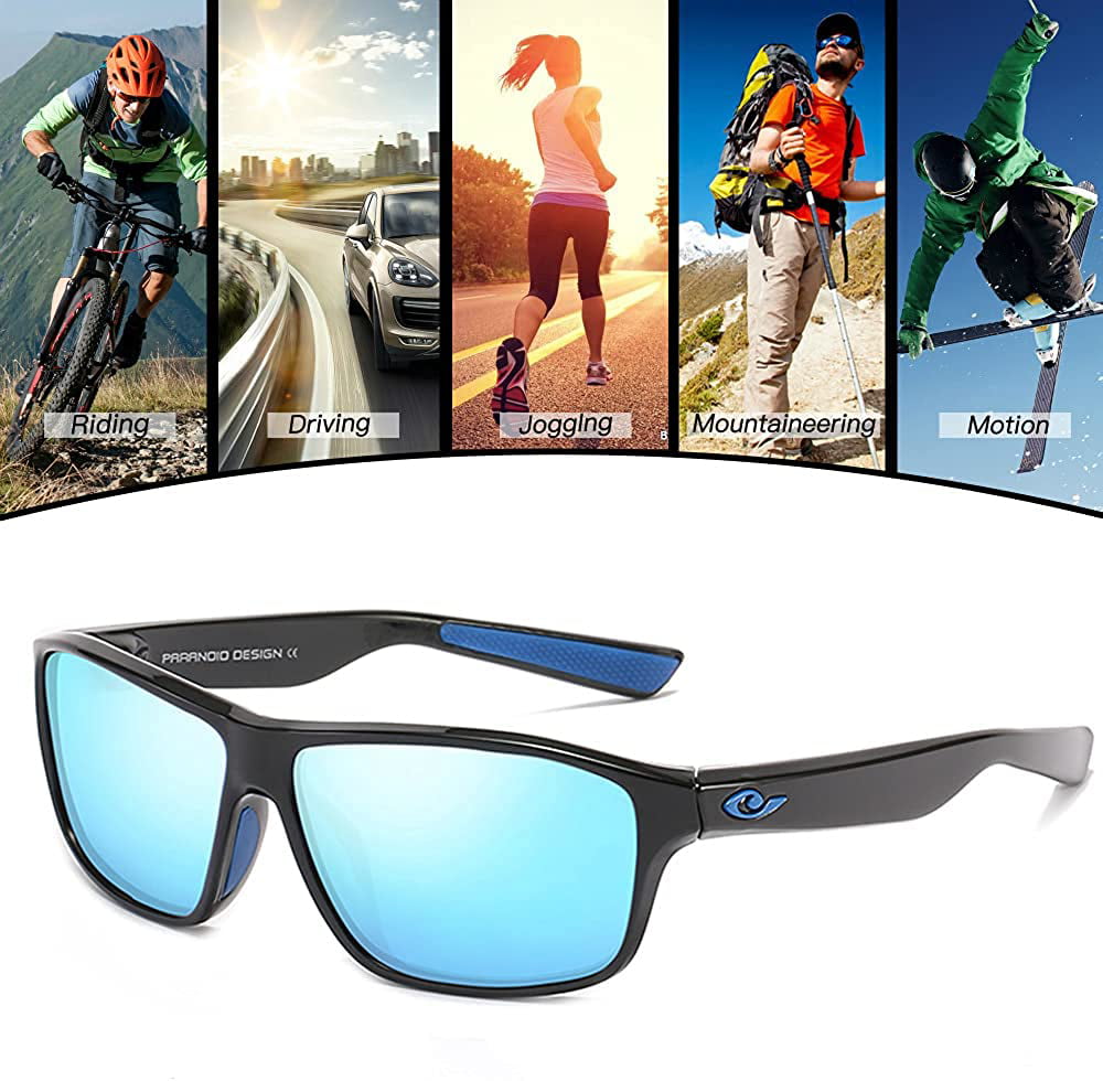 Original Polarized Sunglasses for Men and Women 80s Retro Style Unisex Driving Sun glasses 100% UV Blocking