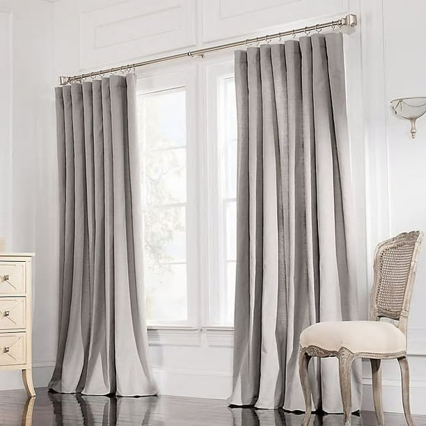 Valeron Estate Cotton Linen 120Inch DoubleWidth Window Curtain Panel