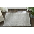 thumbnail image 6 of Nourison Malibu Shag Solid Shag Silver Grey 3' x 5' Area Rug, (3' x 5'), 6 of 8