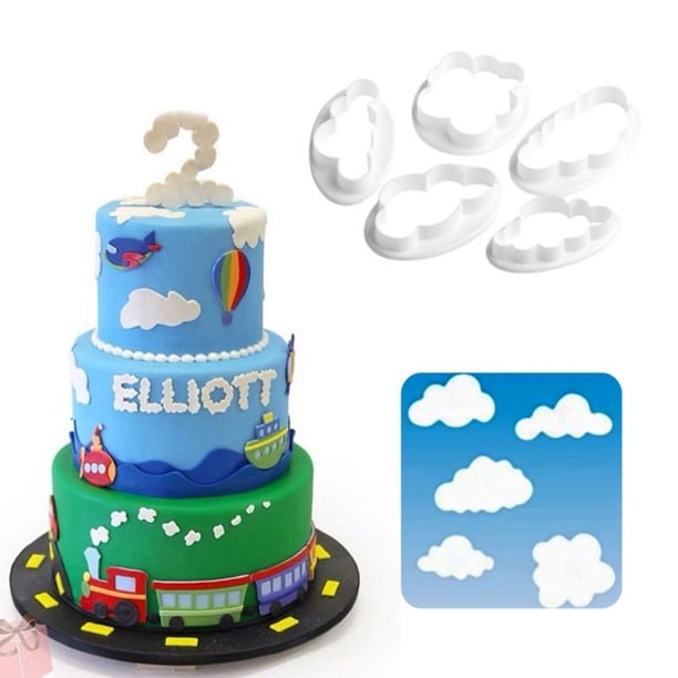 25 moldes para pasteles con forma de nube, cortadores de galletas en forma de nube, cortadores de pastel en forma de nube, para sala de repostería, cafetería, cumpleaños o tarta de boda