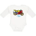 thumbnail image 3 of Inktastic Crotch Rocket Motorcycle Boys or Girls Long Sleeve Baby Bodysuit, 3 of 5