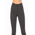 thumbnail image 5 of Women's Plus Size High Waisted Palazzo Pants Soft Stretch Print and Solid Flare Leggings, 5 of 5
