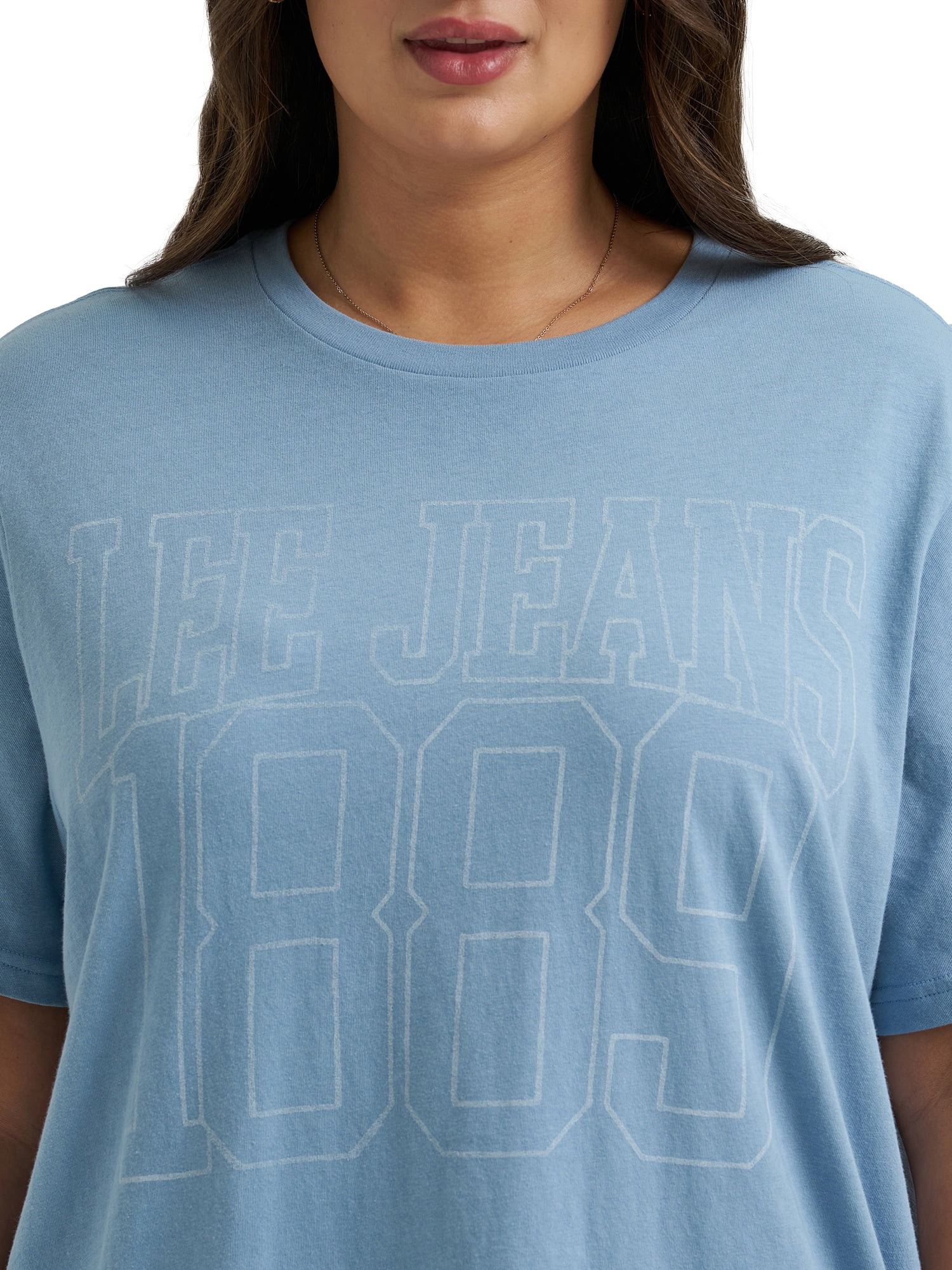 Lee® Women's Plus Short Sleeve Graphic Logo Lifestyle Tee, Sizes 0X-4X