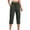 Army Green, variant on Guluxicc Women's Cargo Pants with Multi Pocket Elastic Waist Drawstring Cropped Trousers for Everyday Summer Fall