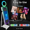 thumbnail image 5 of PAAFNN 40" Ring Light with 21.5" Touch Screen Photobooth Selfie Machine for Wedding Party Events, 5 of 9