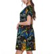 thumbnail image 2 of Disketp Off-Road Vehicle para Vestido de Manga Corta para Mujeres, Vestidos de Verano para Mujeres, Casual y Holgado para la Playa, 2 of 6
