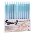 thumbnail image 2 of Blue Wheat Straw Gel Pens 12 Pack Retractable Fine Point Writing Pens Black Ink Aesthetic Pens for Office Journaling, 2 of 5