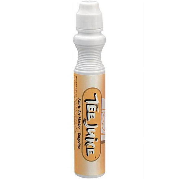 Jacquard Tee Juice Fabric Marker - Tangerine, Broad Point, Marker