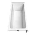 thumbnail image 4 of Wyndham Collection WCBTW16630LMBTRIM 66 x 30 in. Grayley Alcove Bathtub with Left-Hand Drain & Overflow Trim, White & Matte Black, 4 of 7
