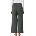 thumbnail image 3 of INSPIRE CHIC Women's Sleepwear Jogging Bottoms Yoga Casual Trousers Wide Leg Lounge Pants S Dark Gray, 3 of 5