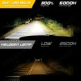 thumbnail image 2 of For Suzuki GSXR1000 2007-2008 H7 H11/H9 LED Headlight Bulbs Combo Kit 6000K White Super Bright 4x, 2 of 10
