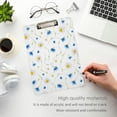 thumbnail image 5 of GZHJMY Wildflowers Clipboard A4 Standard Size Decorative Clipboard with Low Profile Metal Clip for Students Men Women Classroom and Office Whiteboard Clipboards, 5 of 7