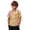 00#&-Orange13417, variant on Kiijoy Toddler Boys Holiday Beach Shirt Floral Short Sleeve Button Down Shirt, Orange, 3-4 Years